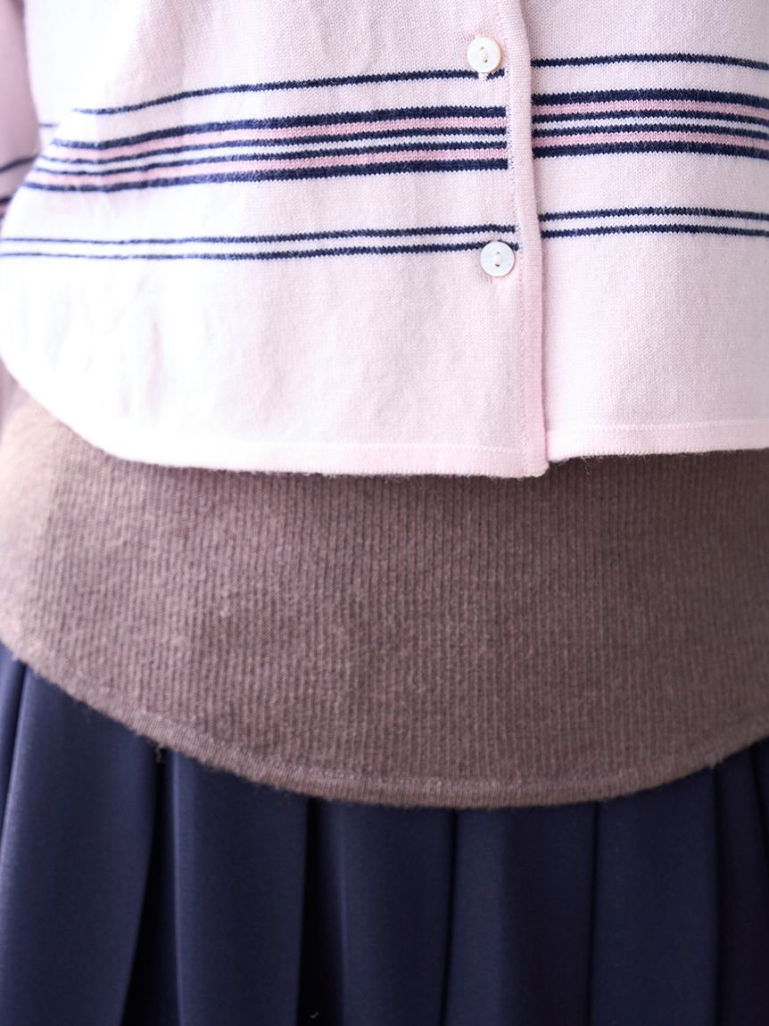 SNIDEL「Sustainableレイヤードニットプルオーバー」|ニット・セーター|