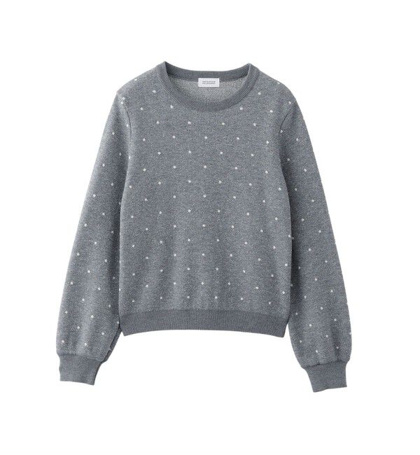 MACKINTOSH PHILOSOPHY「ラメドットニット」|ニット・セーター|グレー