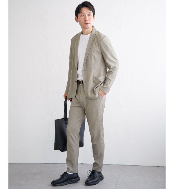 IKKA LOUNGE「【雑誌MonoMax5月号掲載】【セットアップ対応】GOKU楽ワークサッカージャケット」|テーラードジャケット|