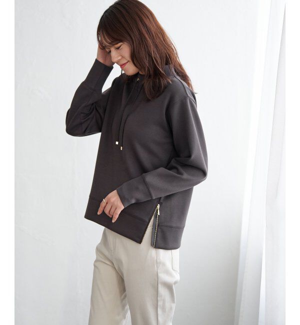 ikka「GOKU楽カノコダンボールプルオーバー」|パーカー|