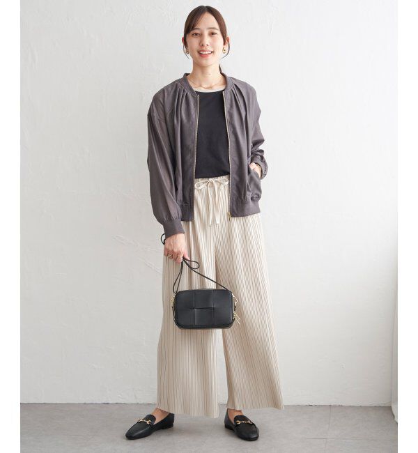 ikka「カットプリーツワイドパンツ【親子コーデ】」|その他|