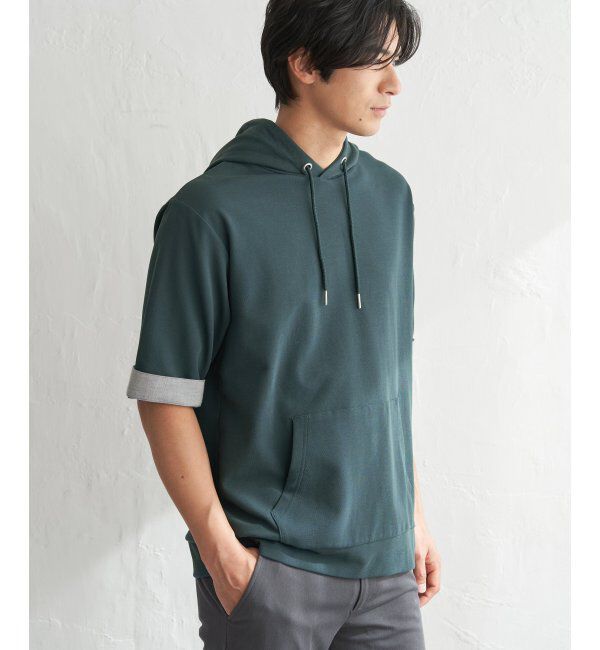 ikka「GOKU楽冷感2WAYパーカ」|Tシャツ・カットソー|