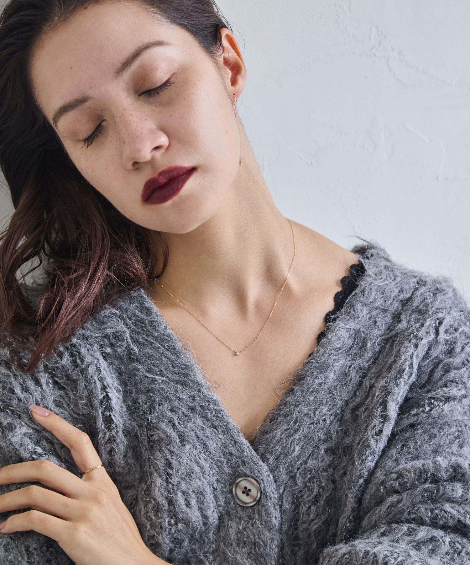 JUPITER「【K10】プリンセスダイヤペンダント/ネックレス」|ネックレス|