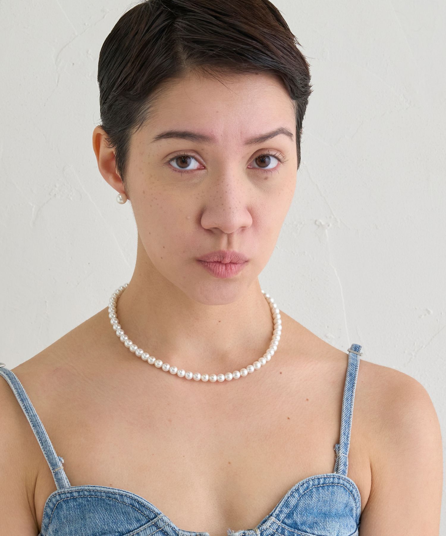 JUPITER「【国産貝パール】フォーマルパールネックレス＆ピアスセット」|ネックレス|