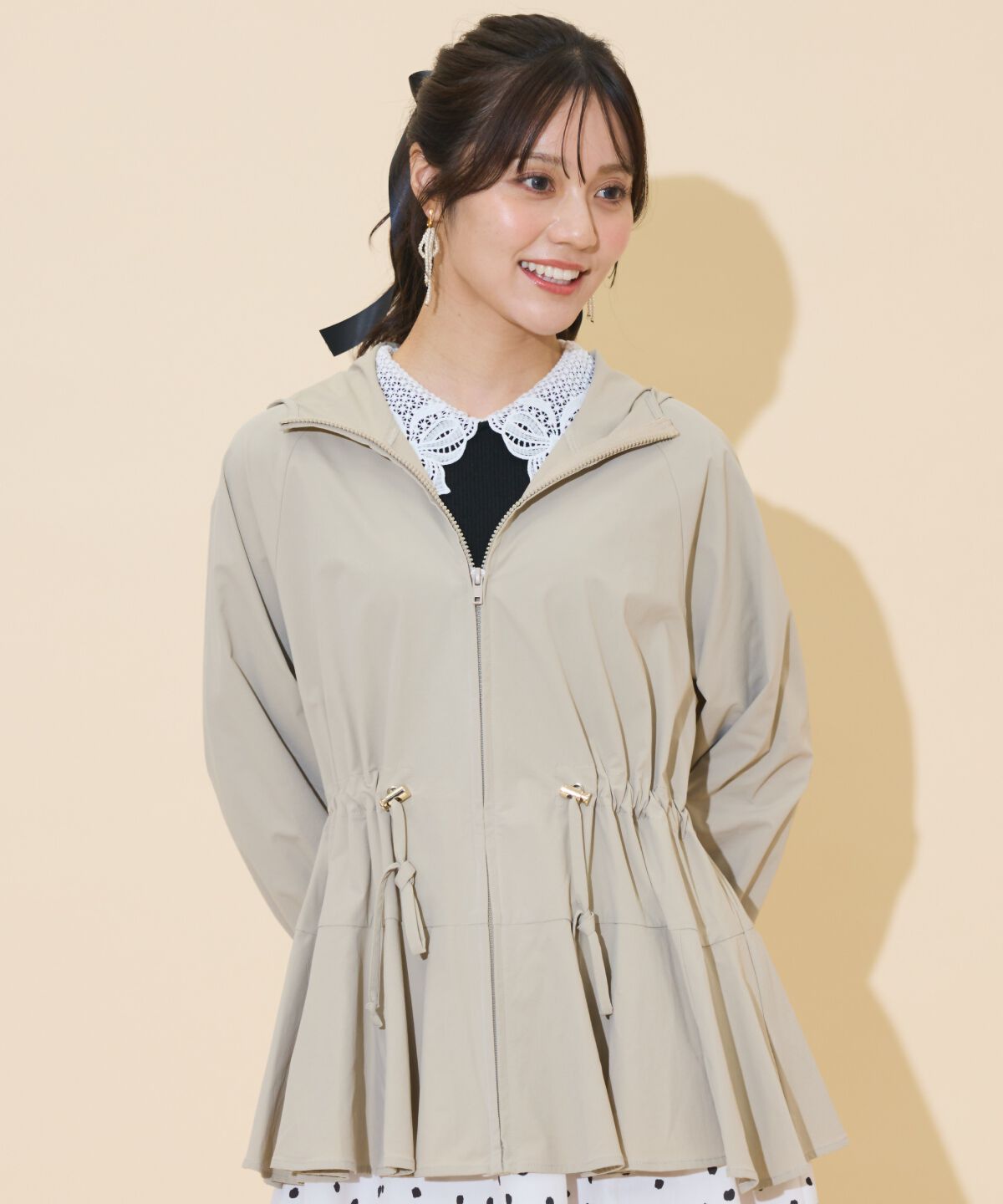 WILLSELECTION「UVカットペプラムブルゾン」|ブルゾン・スタジャン|