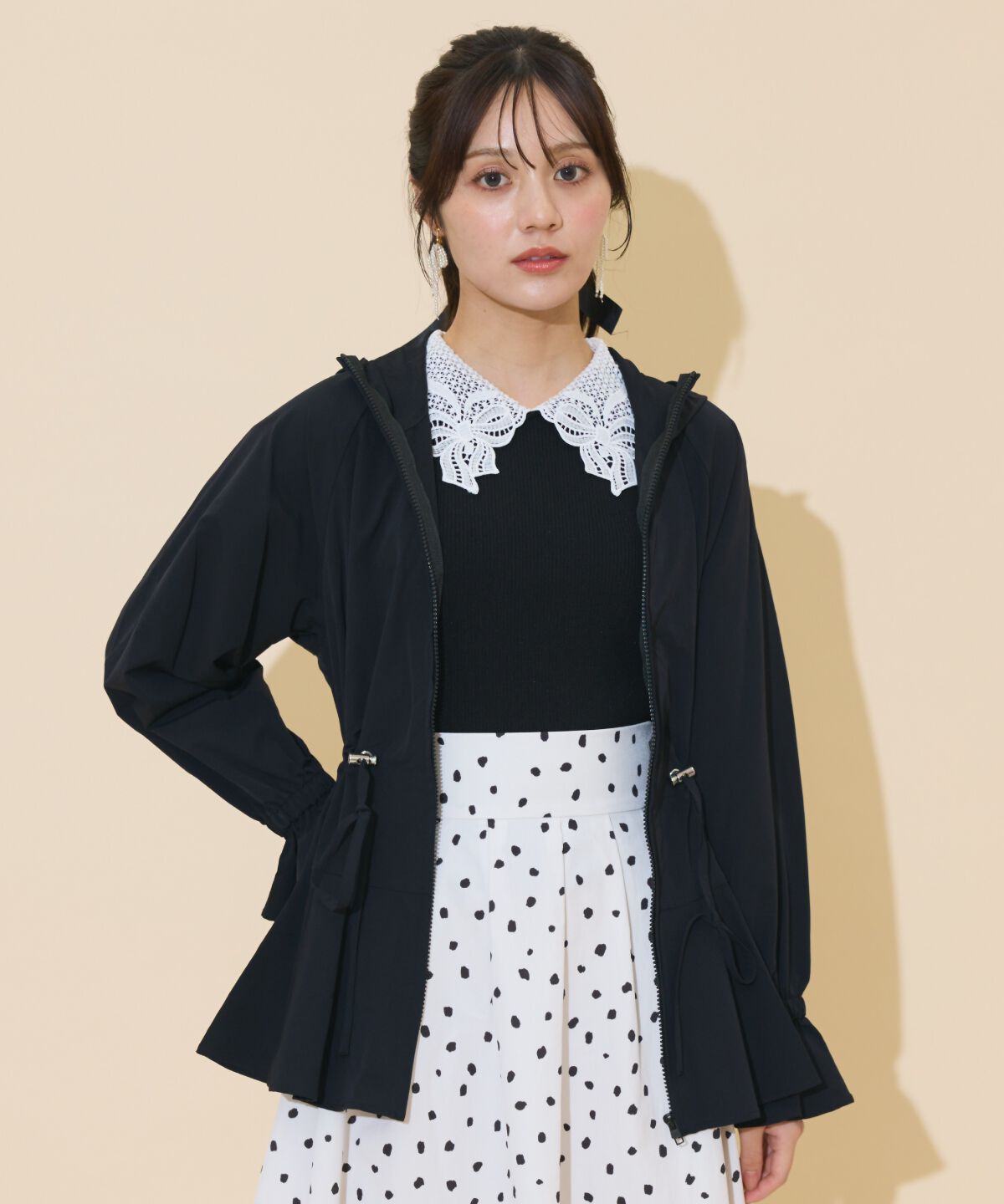 WILLSELECTION「UVカットペプラムブルゾン」|ブルゾン・スタジャン|