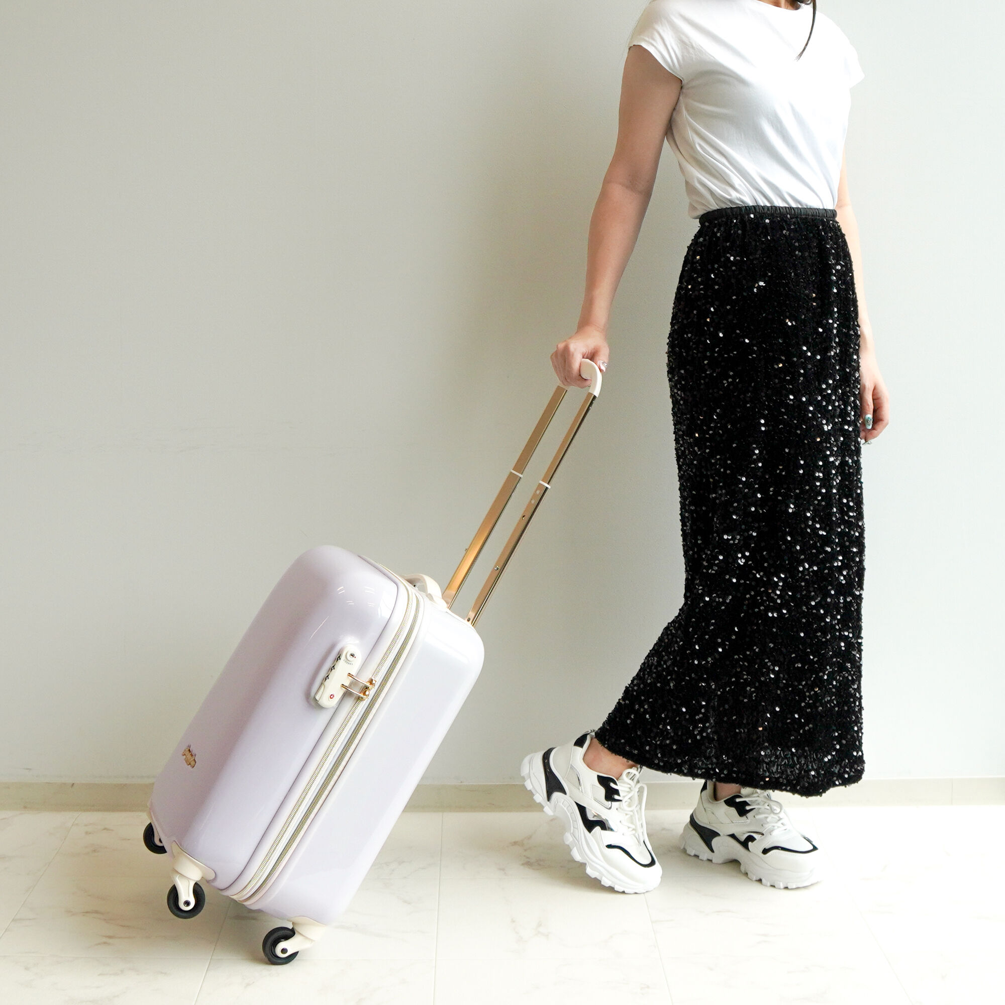 Jewelna Rose「トロトゥール　キャンディポケット　スーツケース　機内持ち込み　34リットル　1-2泊におすすめ　39871」|キャリーケース|