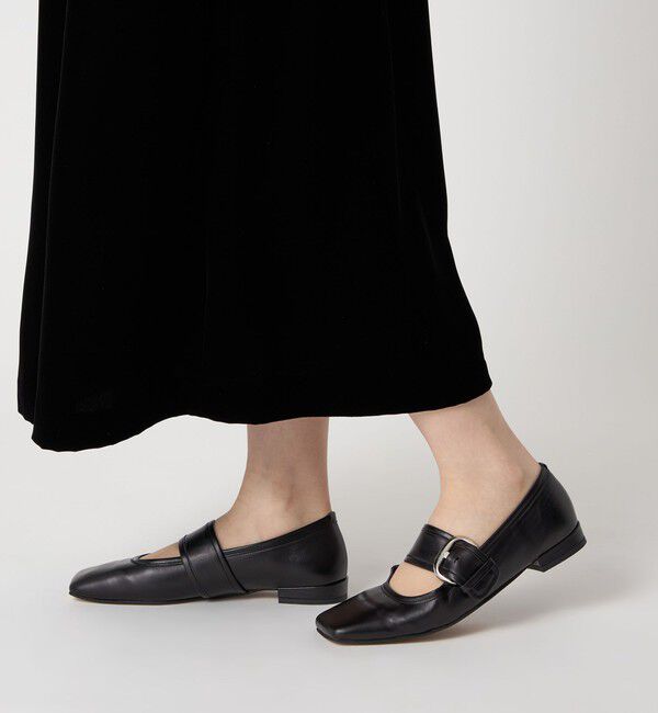 ODETTE E ODILE「ワイドベルトメリージェーンフラット20&uarr;」|パンプス|