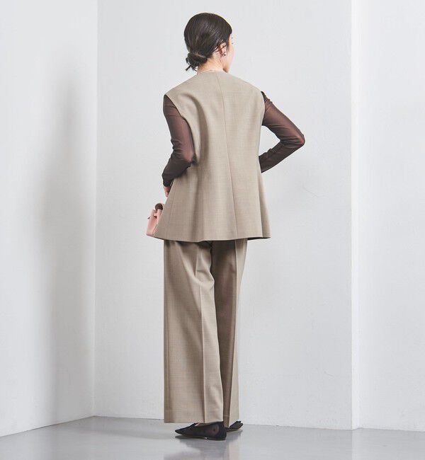 UNITED ARROWS「ノーカラー ベスト」|ベスト・ジレ|