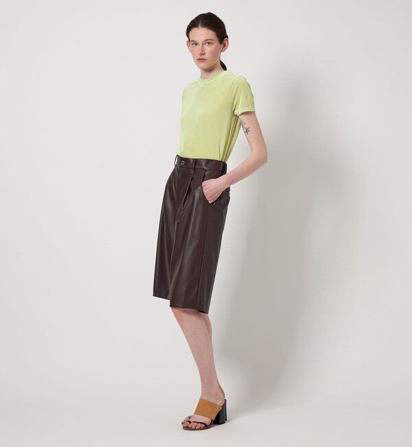 AEWEN MATOPH「＜AEWEN MATOPH＞シアー ベロア Tシャツ」|Tシャツ・カットソー|