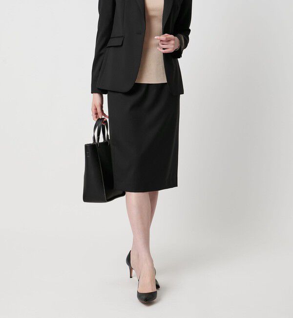 UNITED ARROWS「Vitale Barberis Canonico タイトスカート」|スカート|BLACK