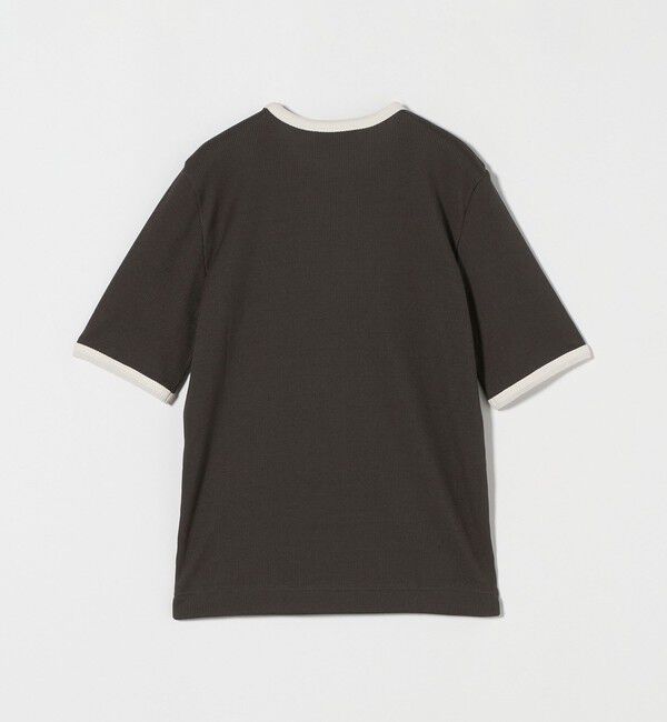 UNITED ARROWS「リブバイカラーパイピング ショートスリーブカットソー」|Tシャツ・カットソー|