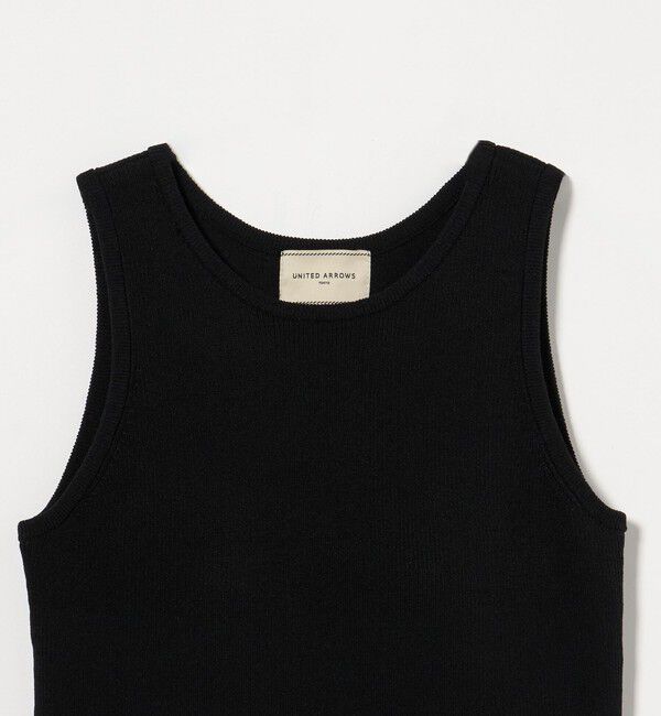 UNITED ARROWS「カップ付き ニットアメリカンスリーブタンクトップ」|タンクトップ|