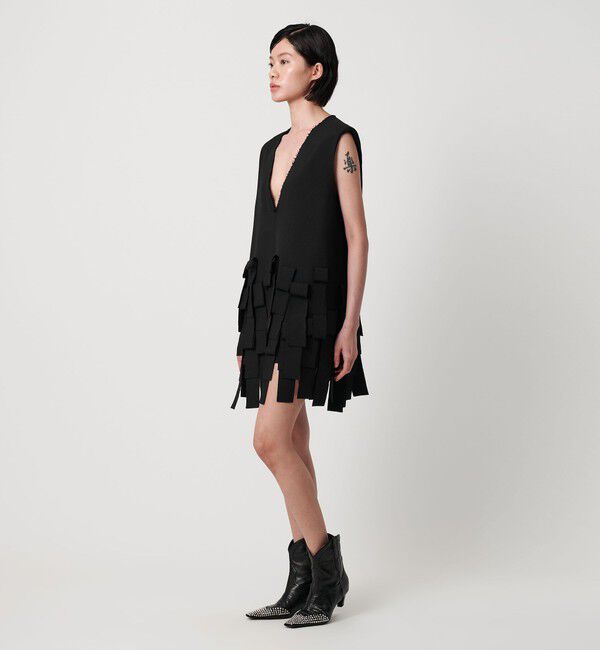 AEWEN MATOPH「＜AEWEN MATOPH＞フリンジミニワンピース」|ワンピース|