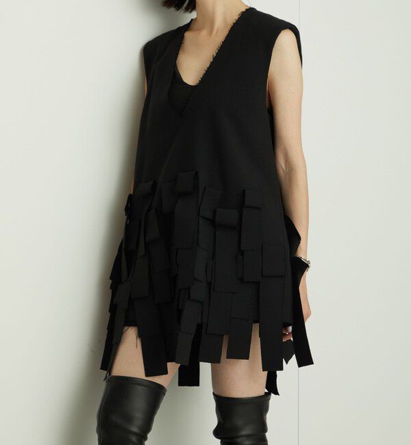 AEWEN MATOPH「＜AEWEN MATOPH＞フリンジミニワンピース」|ワンピース|