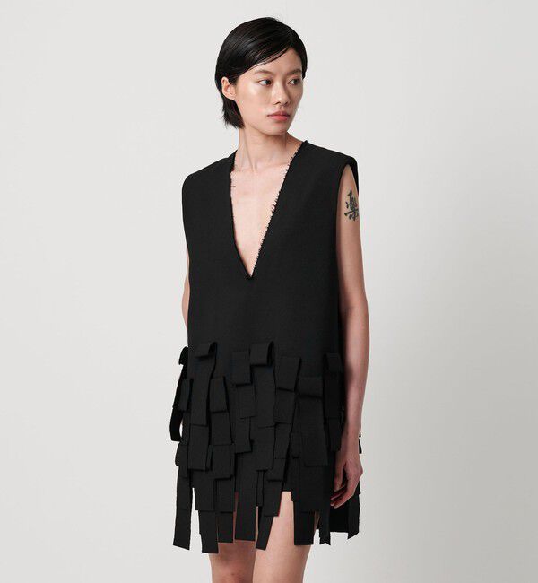 AEWEN MATOPH「＜AEWEN MATOPH＞フリンジミニワンピース」|ワンピース|