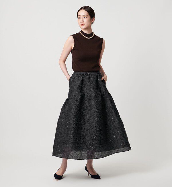 UNITED ARROWS「ジャガード スカート」|スカート|