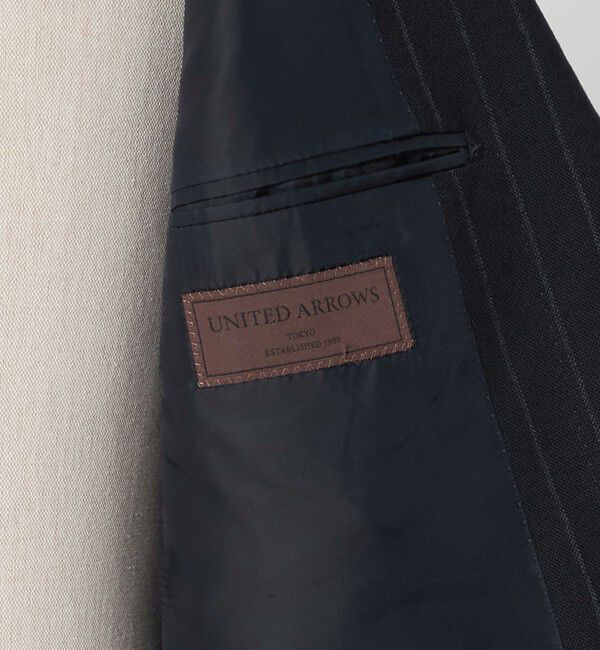 UNITED ARROWS「ワイドストライプ ダブル 6ボタン スーツ MC‐MODEL ヨコストレッチ」|スーツ|