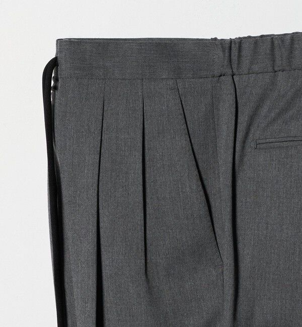 UNITED ARROWS「2プリーツ キャロットパンツ -ストレッチ-」|チノ|