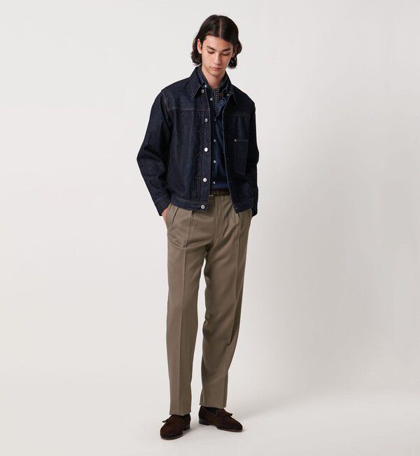 UNITED ARROWS「ギャバジン 2インプリーツ スラックス」|スラックス|