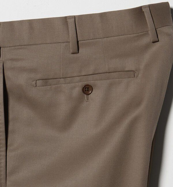 UNITED ARROWS「ギャバジン 2インプリーツ スラックス」|スラックス|