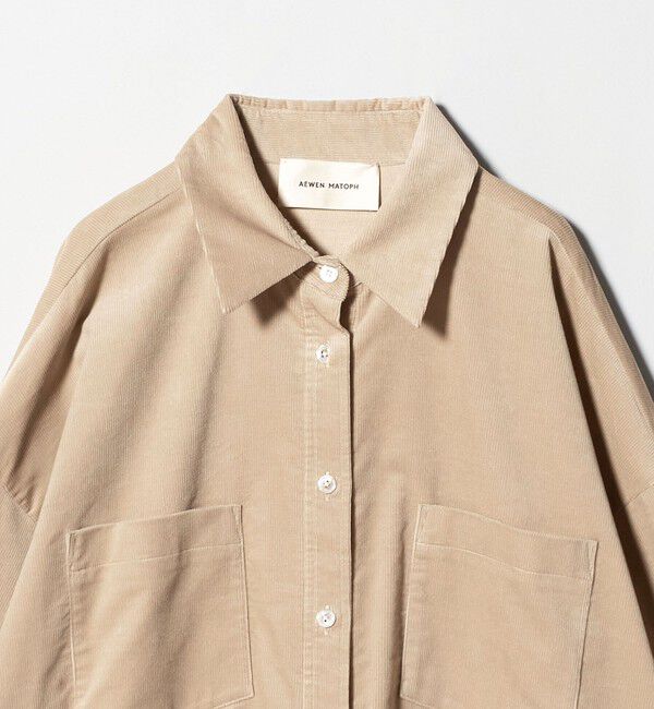 AEWEN MATOPH「＜AEWEN MATOPH＞コーデュロイシャツ ‐ ウォッシャブル ‐」|シャツ・ブラウス|