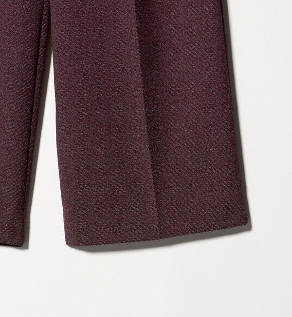 UNITED ARROWS「2タック メランジ ワイド パンツ ‐ウォッシャブル‐」|スラックス|