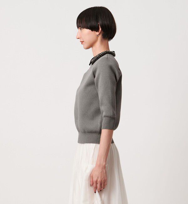 UNITED ARROWS「ビジューカラー 2WAY ニット」|ニット・セーター|