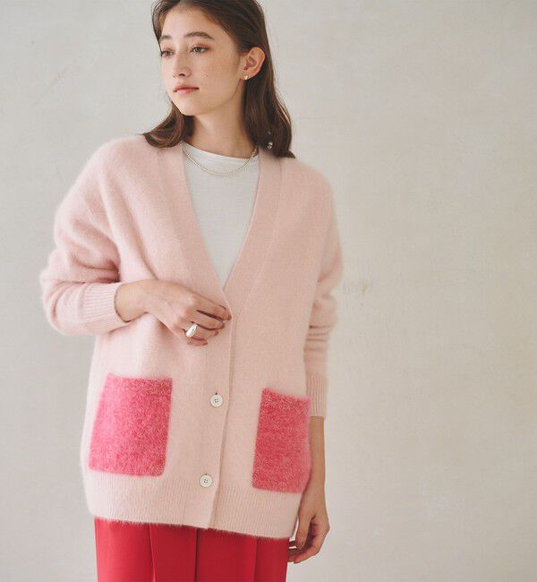 UNITED ARROWS「フォックスカシミヤ ミドル カーディガン」|カーディガン|