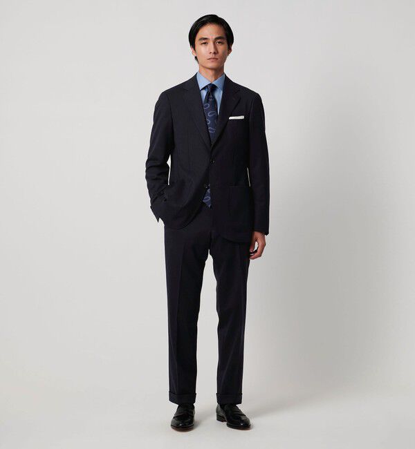 UNITED ARROWS「3シーズン ツイル シングル2ボタン テーラードジャケット COMFORT EASY‐MODEL 2WAYストレッチ 撥水 防シワ」|スーツ|