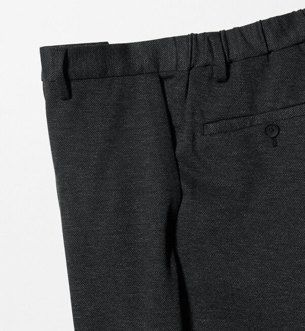 UNITED ARROWS「シャークスキン ジャージ ノープリーツパンツ UA COZY ウォッシャブル ストレッチ 防しわ」|スーツ|