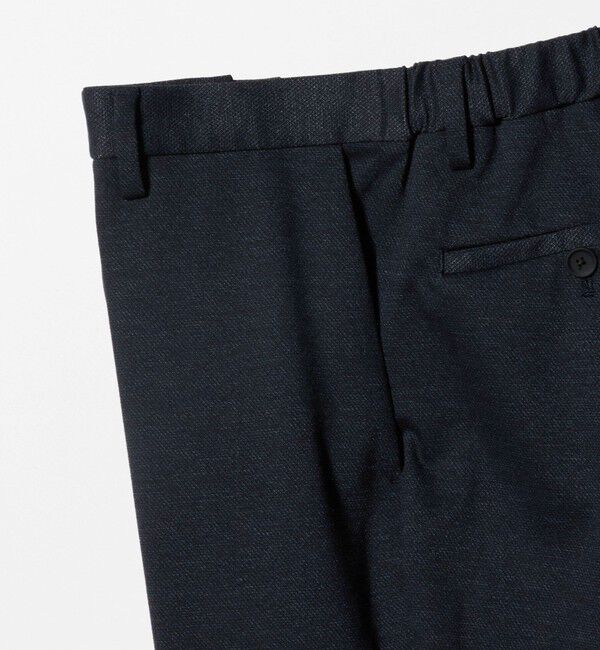 UNITED ARROWS「シャークスキン ジャージ ノープリーツパンツ UA COZY ウォッシャブル ストレッチ 防しわ」|スーツ|