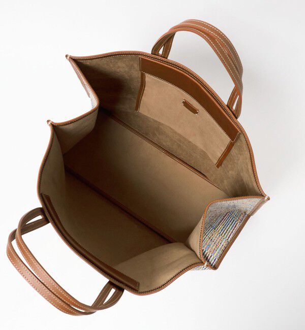 UNITED ARROWS「＜A VACATION＞TANK ラインチェック トートバッグ」|トートバッグ|