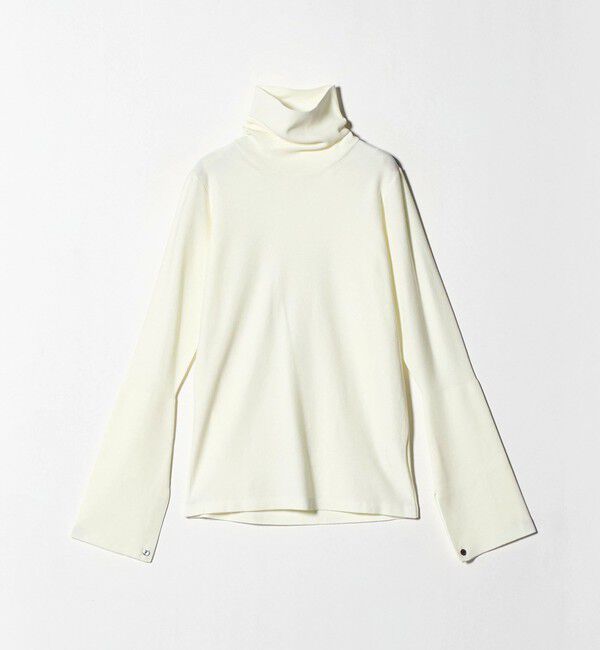 UNITED ARROWS「＜WRAPINKNOT＞リブ タートル ニット」|ニット・セーター|OFF WHITE