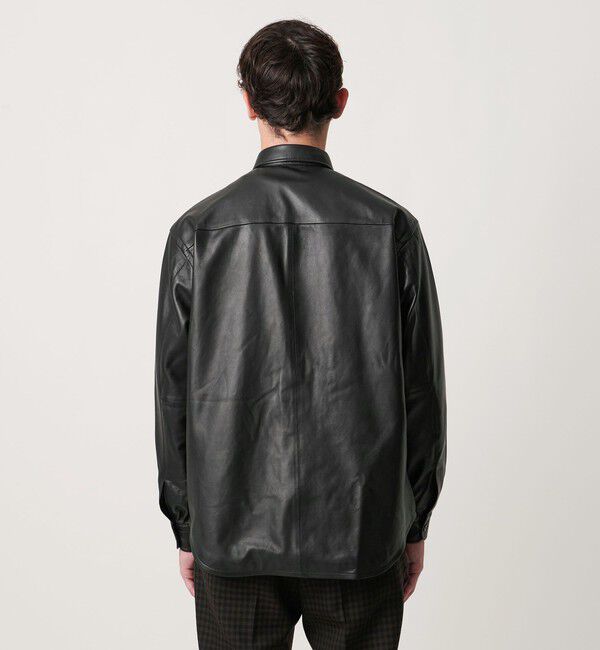 UNITED ARROWS「シープレザー オーバーシャツ」|その他|