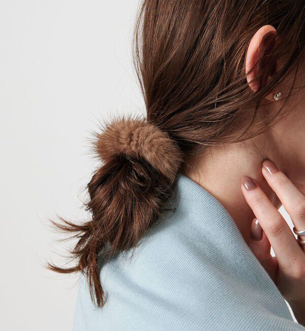 UNITED ARROWS「ミンク ヘアタイ」|ヘアゴム・シュシュ|