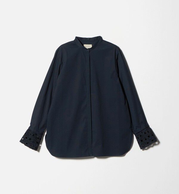 UNITED ARROWS「エンブロイダリー カラー シャツ ‐ウォッシャブル‐」|シャツ・ブラウス|