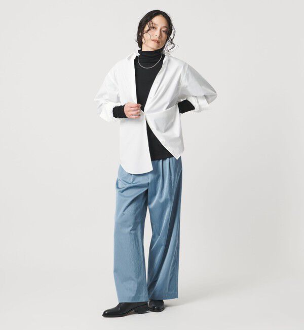 UNITED ARROWS「コットン テレコ タートル カットソー」|Tシャツ・カットソー|