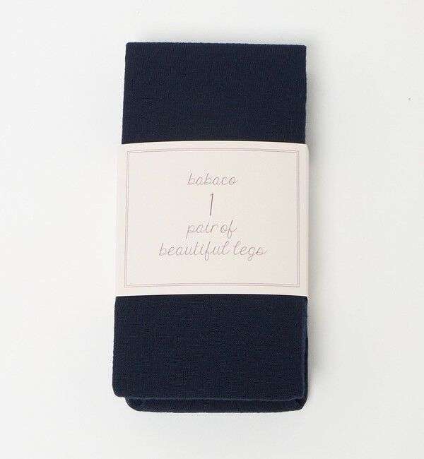 UNITED ARROWS「＜babaco＞リブタイツ」|タイツ・ストッキング|NAVY
