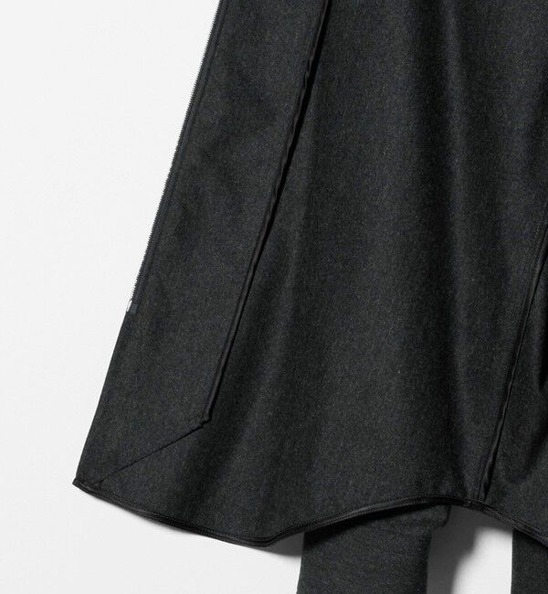 UNITED ARROWS「ライトメルトン ジップアップ オーバーシャツ」|シャツ・ブラウス|