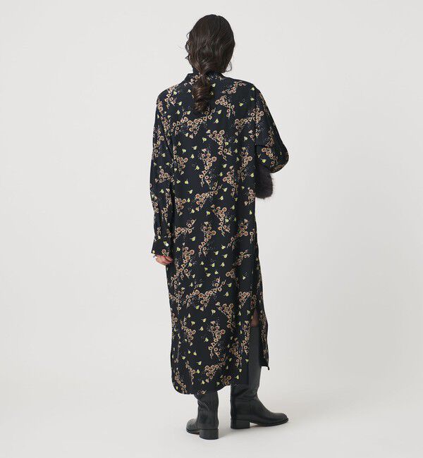 UNITED ARROWS「プリント シャツ ワンピース ‐ウォッシャブル‐」|ワンピース|