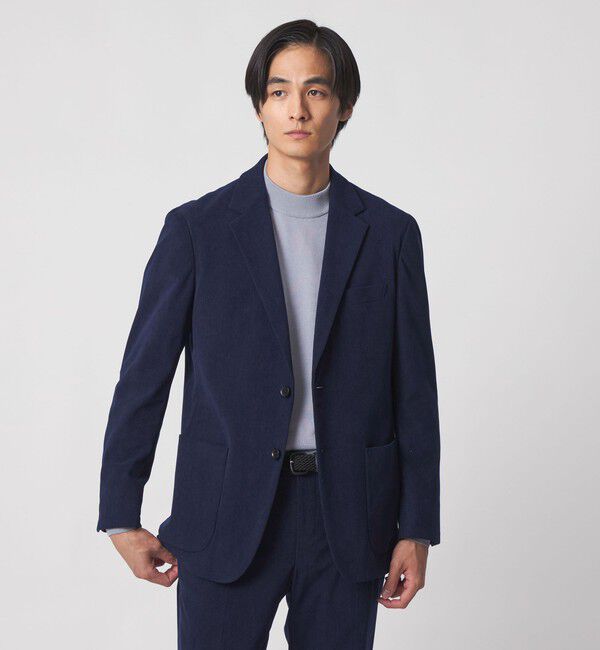 UNITED ARROWS「ライト コーデュロイ シングル 2ボタン テーラードジャケット UA COZY ウォッシャブル ヨコストレッチ」|スーツ|