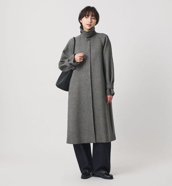 UNITED ARROWS「MANTECO ミックス ステンカラー コート」|ステンカラーコート|