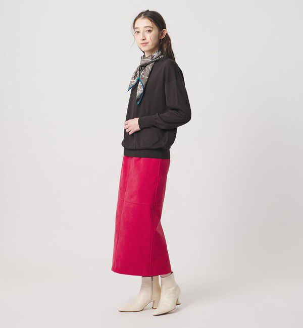 UNITED ARROWS「スエードライク タイトスカート ‐ウォッシャブル‐」|タイト|