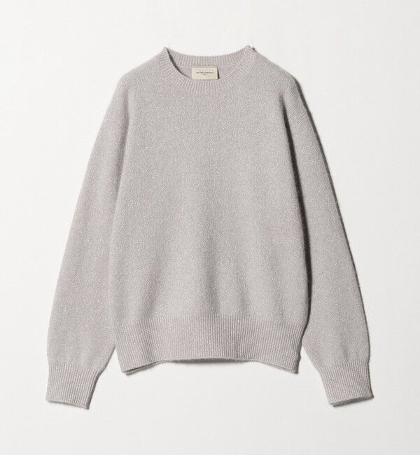 UNITED ARROWS「フォックス ウール ラメ クルーネック ニット」|ニット・セーター|