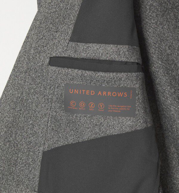 UNITED ARROWS「ホームスパン ジャージー シングル2ボタン テーラードジャケット UA COZY ウォッシャブル ヨコストレッチ 」|スーツ|