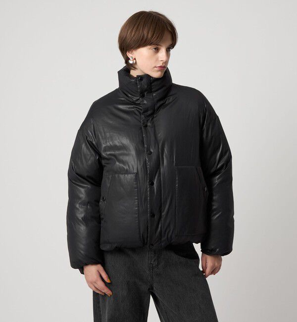 ASTRAET「＜ASTRAET＞レザーライク リバーシブル ダウンジャケット」|ダウン|