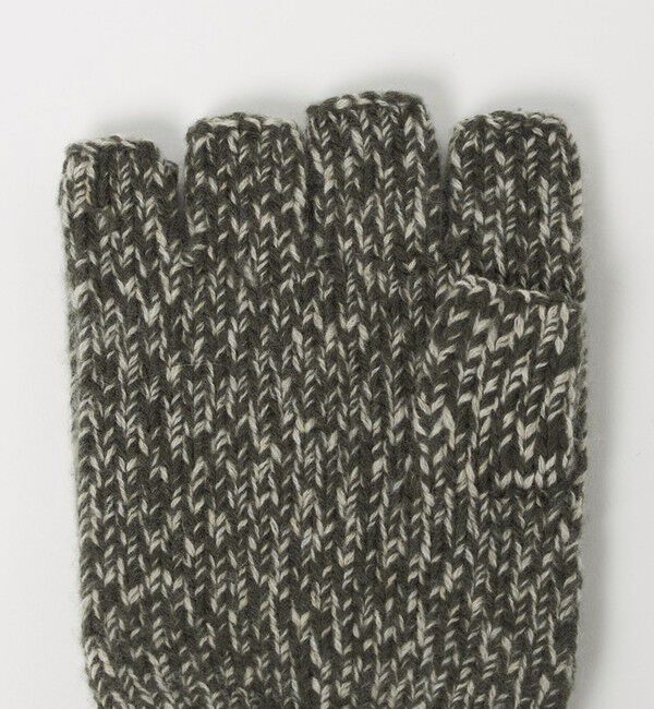 UNITED ARROWS「ミックス フィンガーレス グローブ」|手袋|