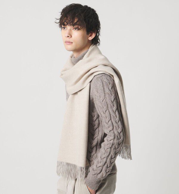 UNITED ARROWS「カシミヤ リバーシブル マフラー」|マフラー|