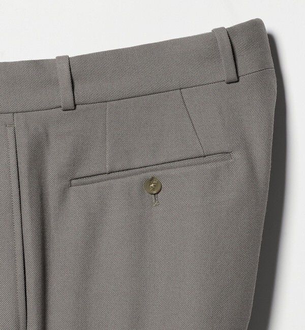 UNITED ARROWS「セーラーサージ ワイドストレート スラックス」|スラックス|